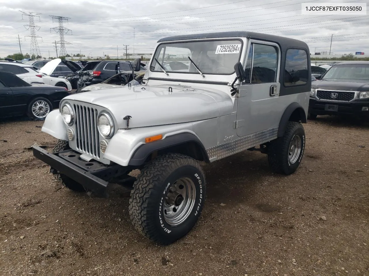 1985 Jeep Jeep Cj7 VIN: 1JCCF87EXFT035050 Lot: 72525264