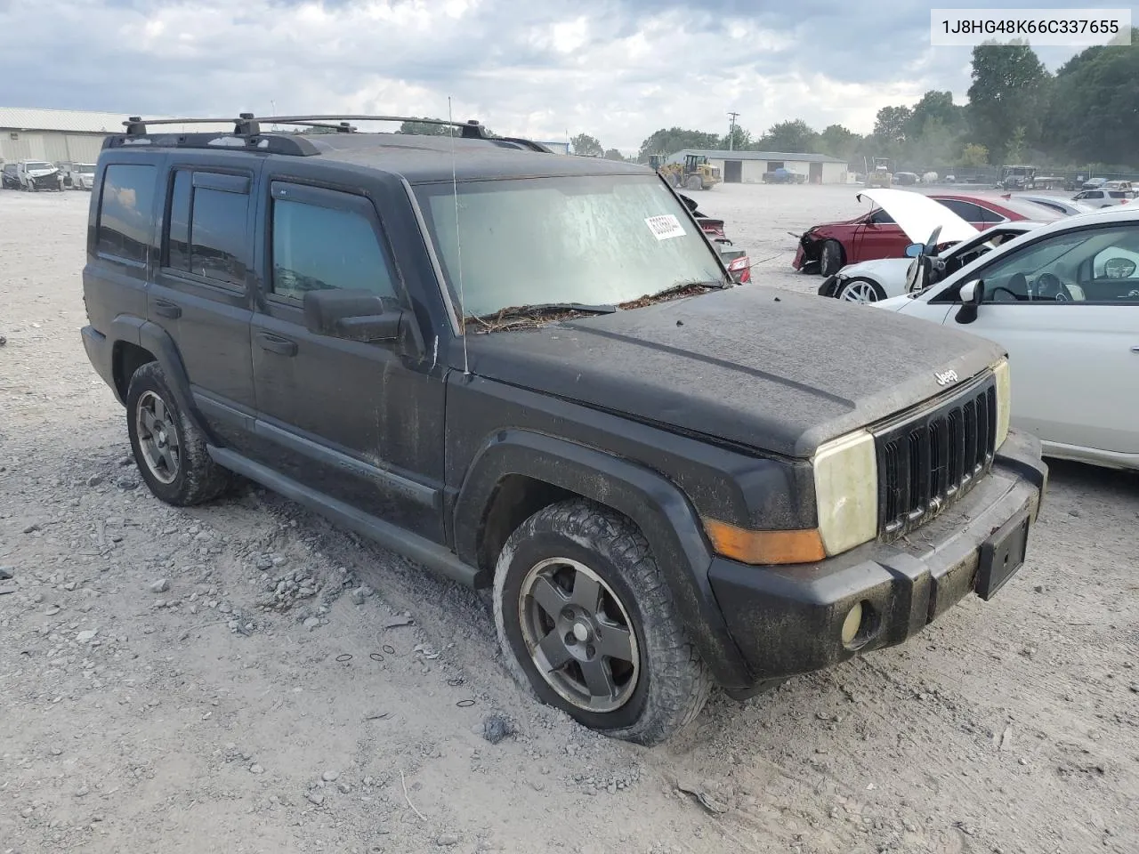 2006 Jeep Commander VIN: 1J8HG48K66C337655 Lot: 63356844