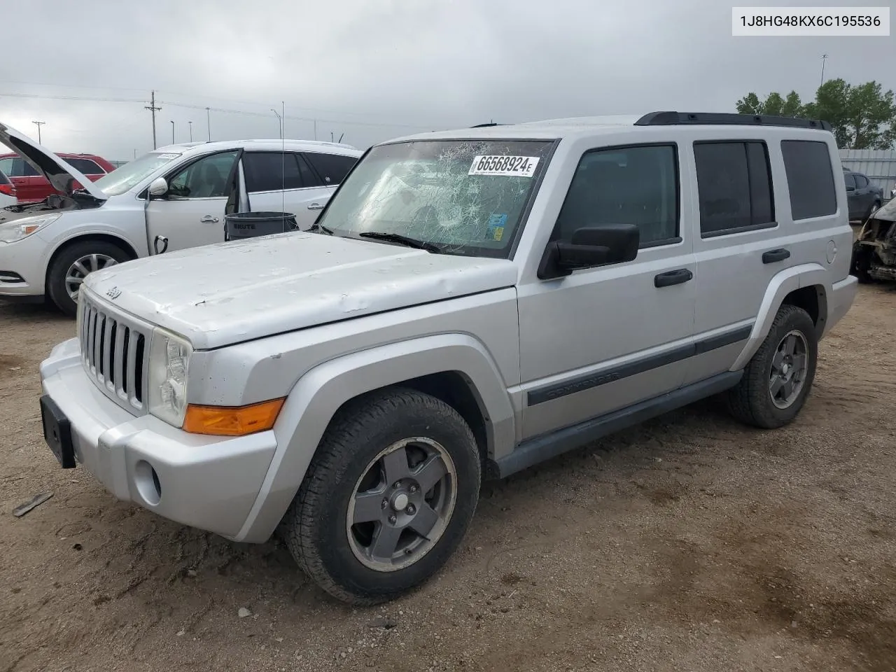 2006 Jeep Commander VIN: 1J8HG48KX6C195536 Lot: 66568924