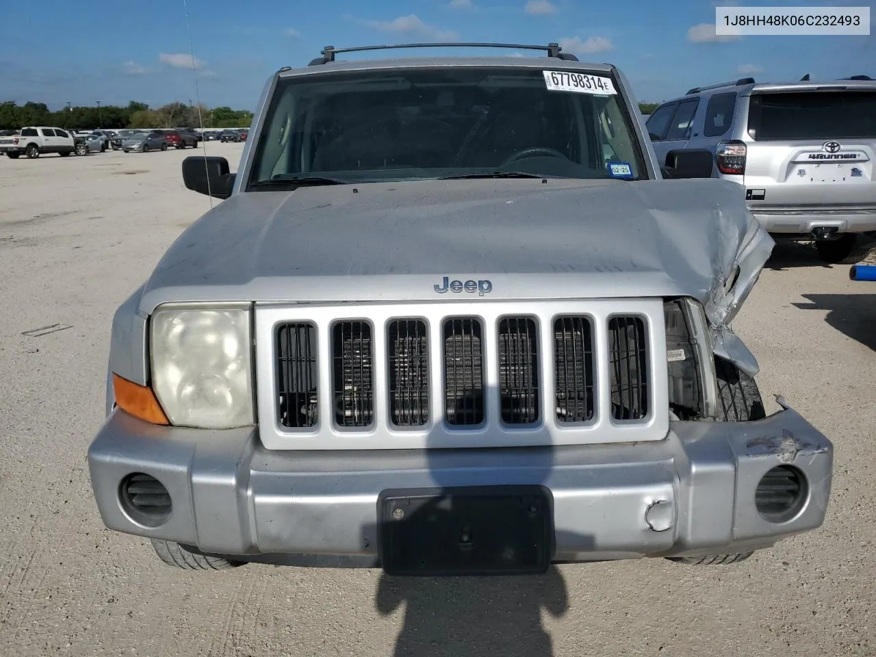 2006 Jeep Commander VIN: 1J8HH48K06C232493 Lot: 67798314