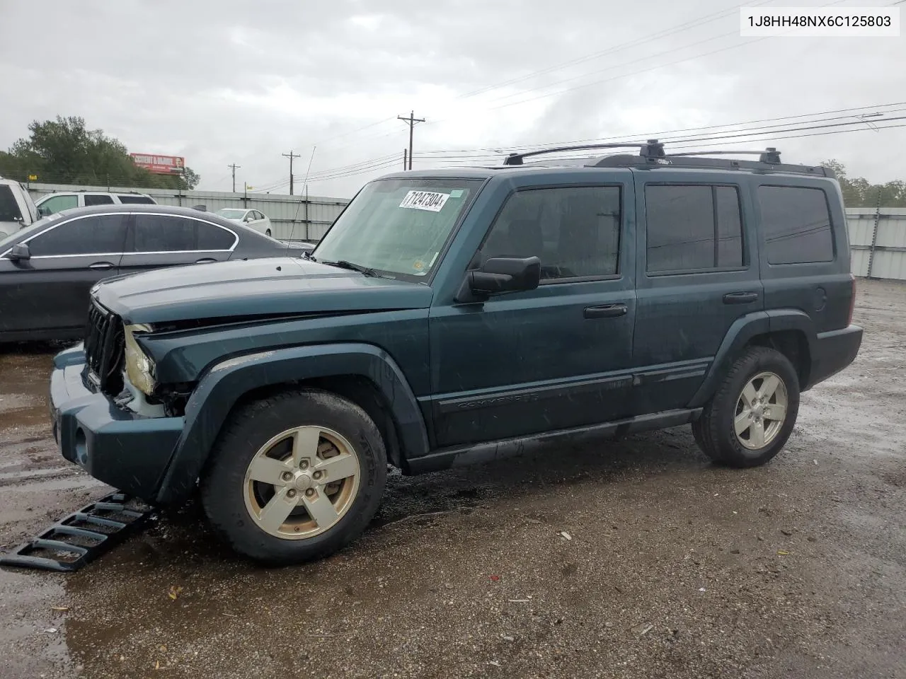 2006 Jeep Commander VIN: 1J8HH48NX6C125803 Lot: 71247304