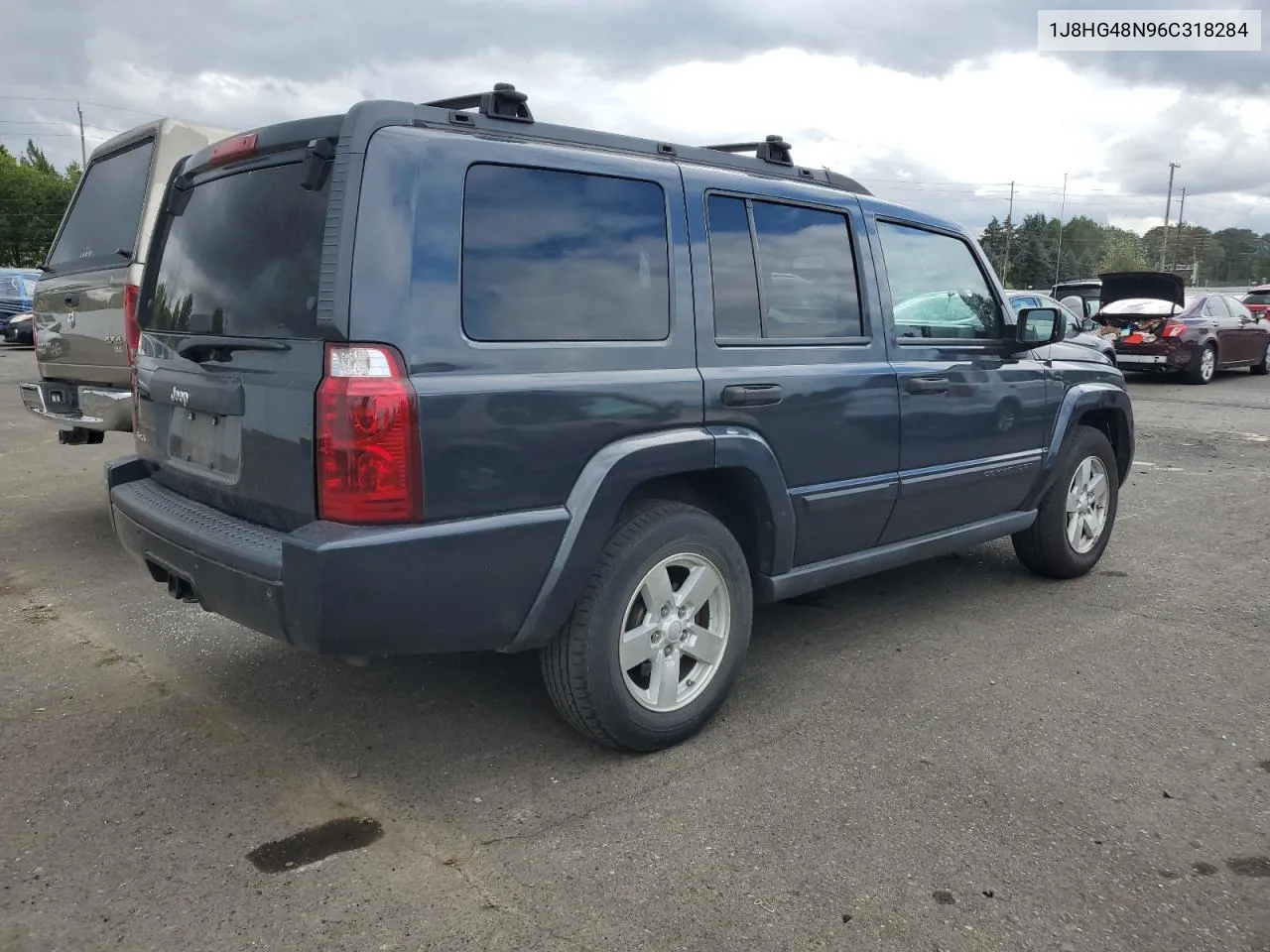 2006 Jeep Commander VIN: 1J8HG48N96C318284 Lot: 71433504