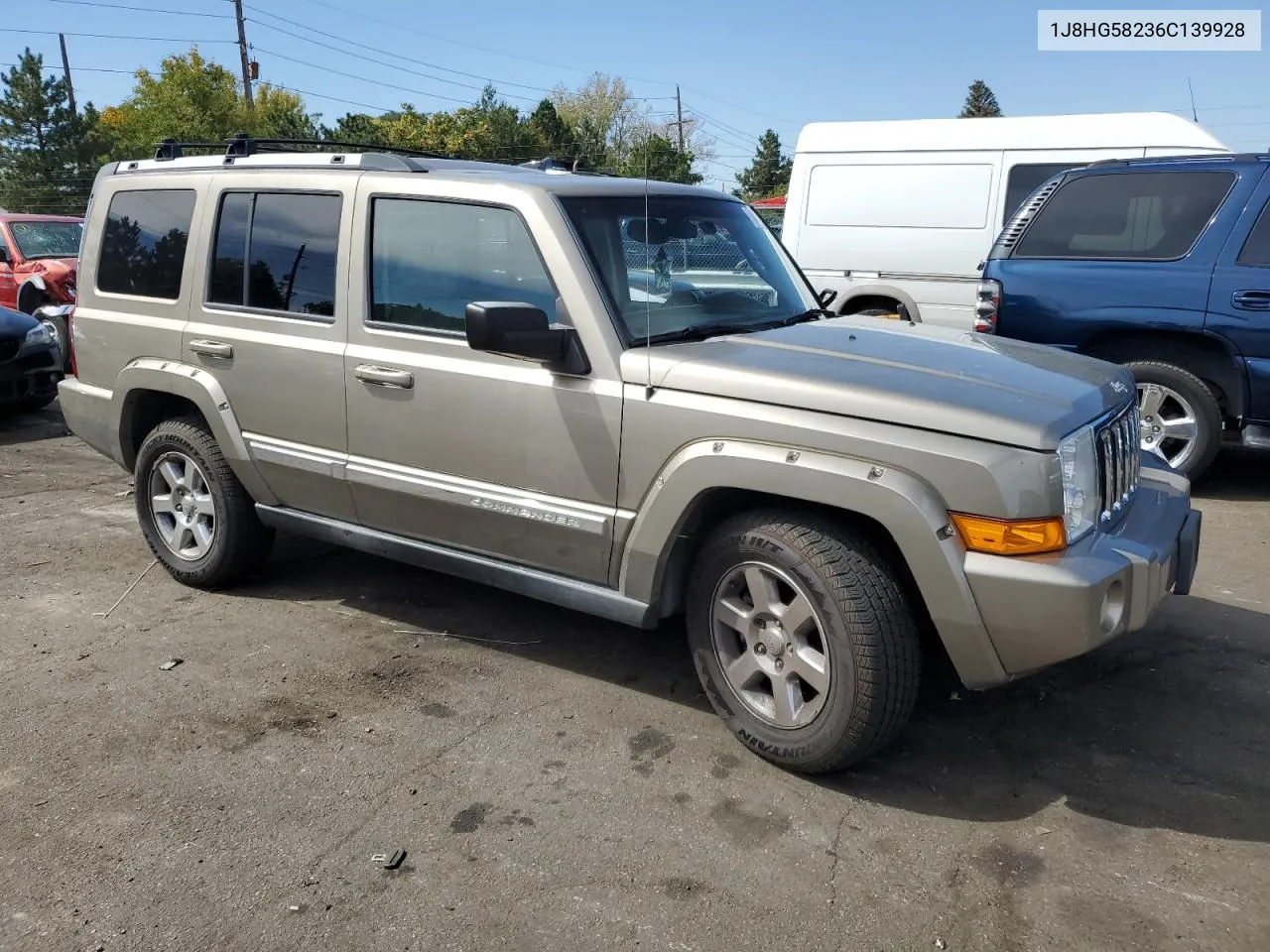 1J8HG58236C139928 2006 Jeep Commander Limited