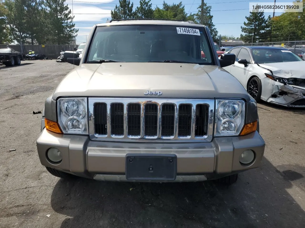 1J8HG58236C139928 2006 Jeep Commander Limited