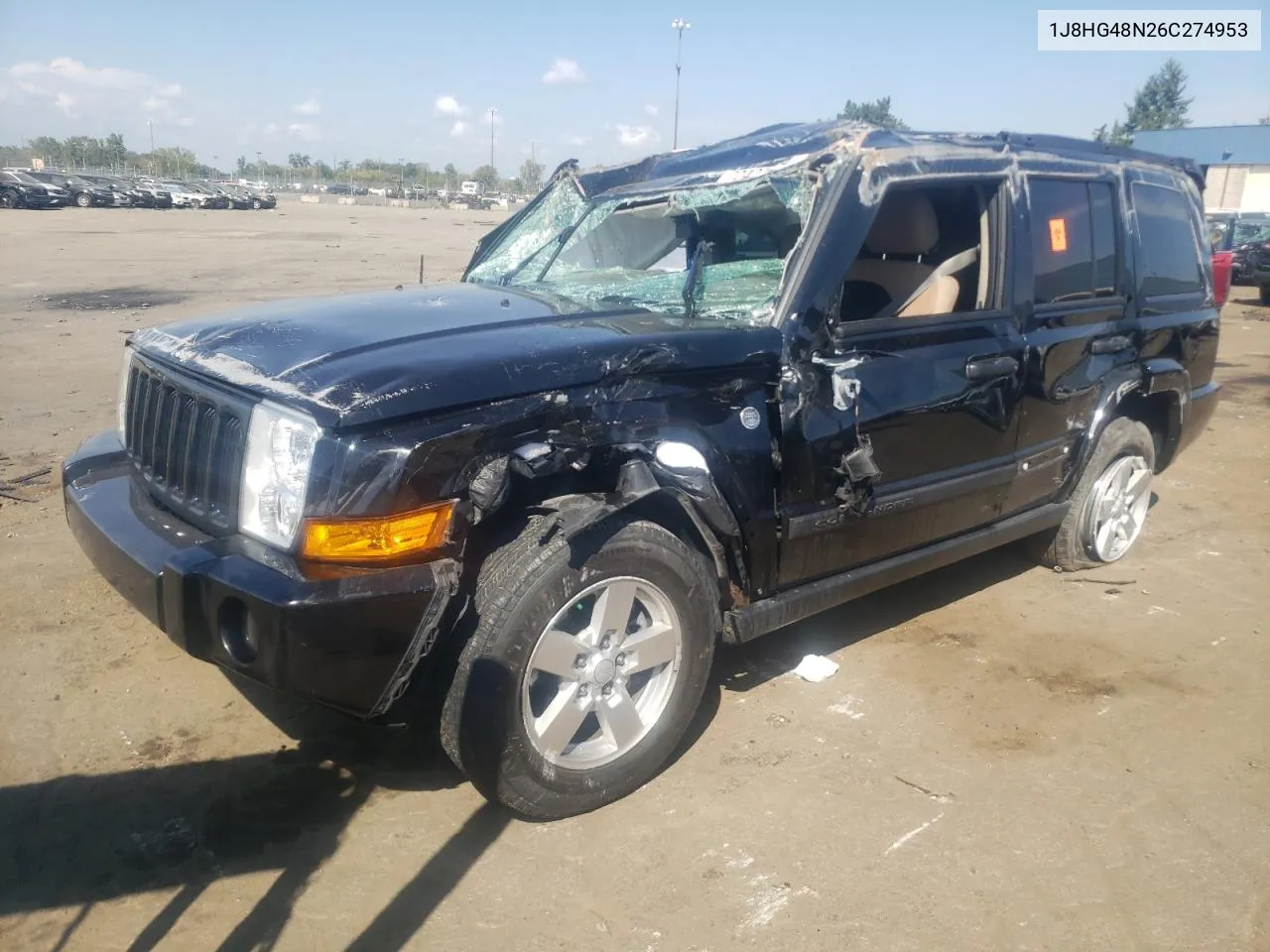 2006 Jeep Commander VIN: 1J8HG48N26C274953 Lot: 72424814