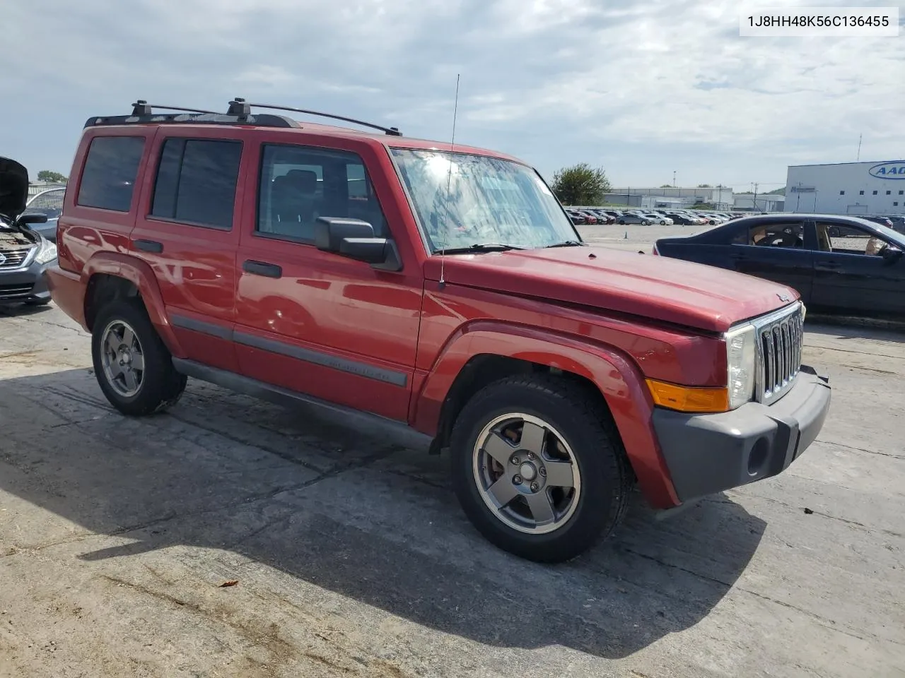 2006 Jeep Commander VIN: 1J8HH48K56C136455 Lot: 72606964