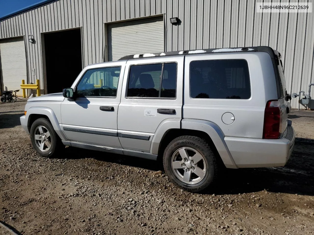 2006 Jeep Commander VIN: 1J8HH48N96C212639 Lot: 73800324