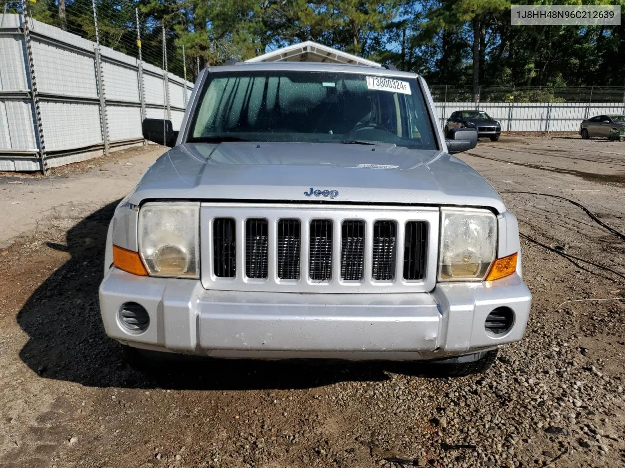 2006 Jeep Commander VIN: 1J8HH48N96C212639 Lot: 73800324