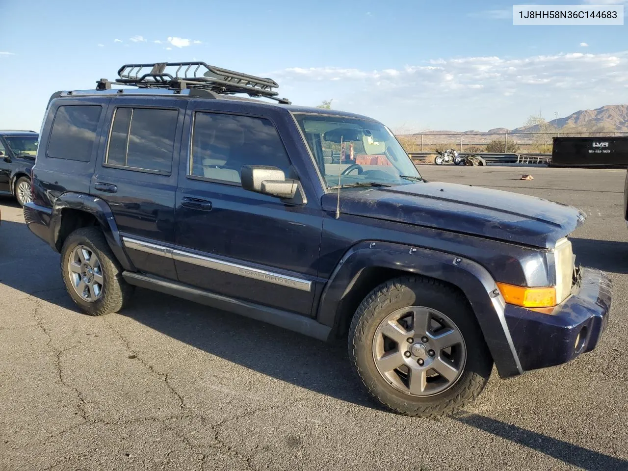 2006 Jeep Commander Limited VIN: 1J8HH58N36C144683 Lot: 74019594