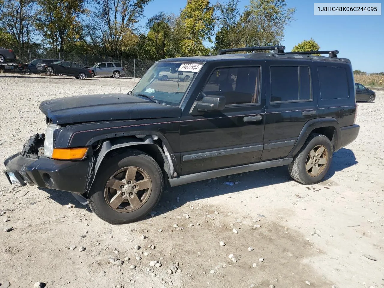 2006 Jeep Commander VIN: 1J8HG48K06C244095 Lot: 74032954