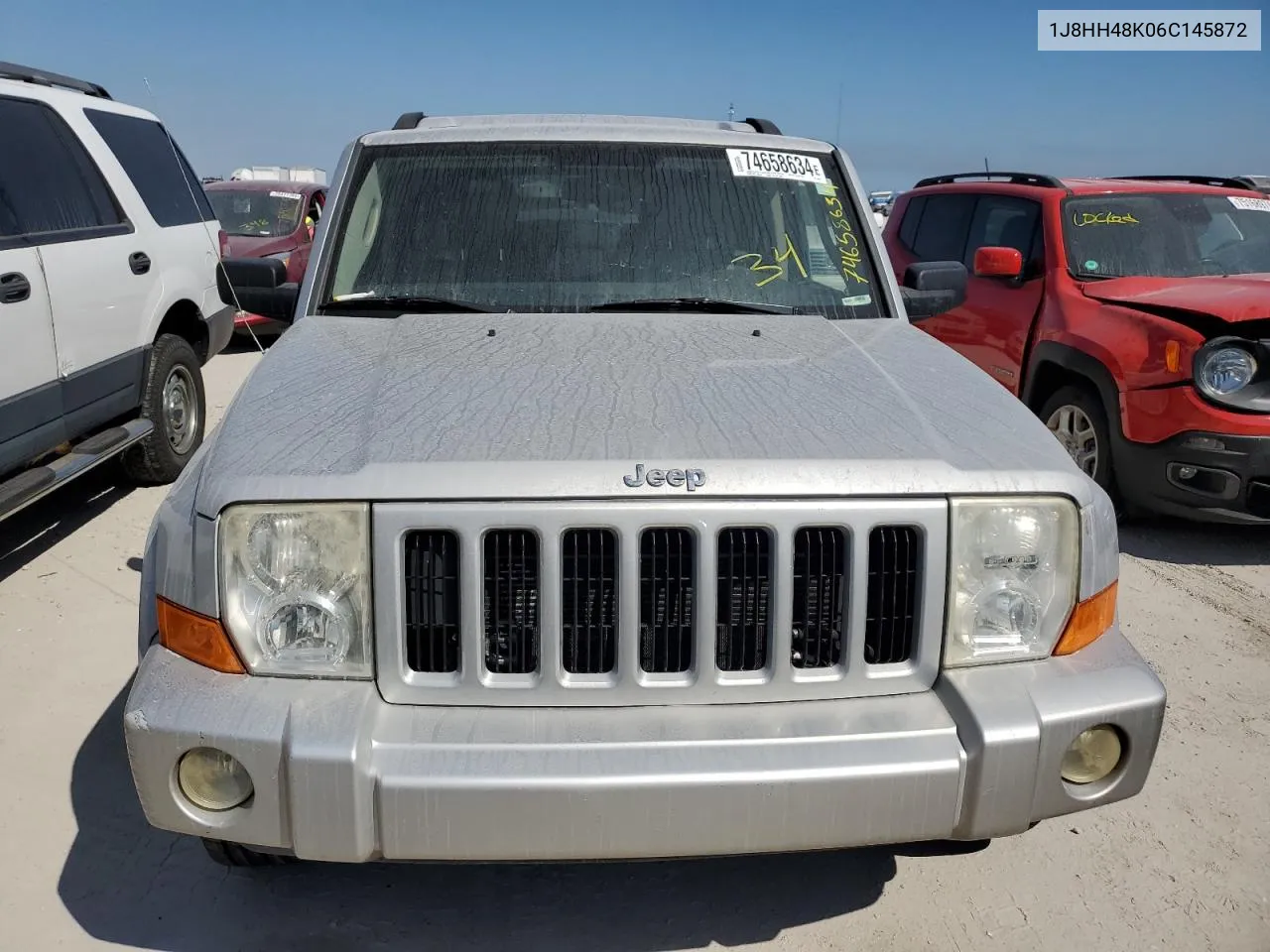 2006 Jeep Commander VIN: 1J8HH48K06C145872 Lot: 74658634