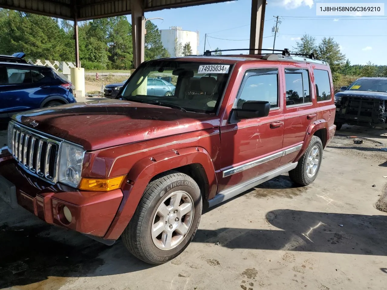 2006 Jeep Commander Limited VIN: 1J8HH58N06C369210 Lot: 74935034