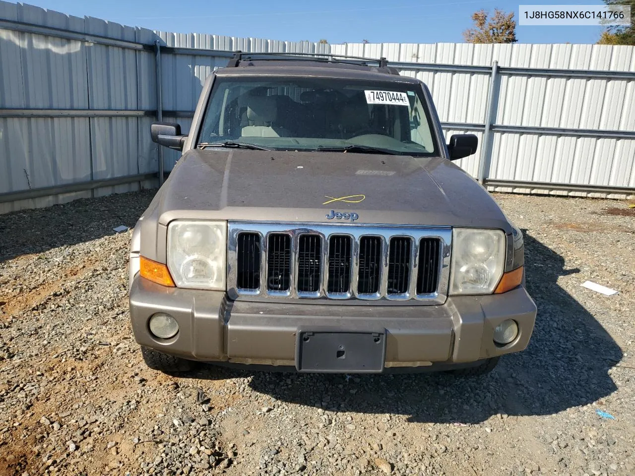 2006 Jeep Commander Limited VIN: 1J8HG58NX6C141766 Lot: 74970444