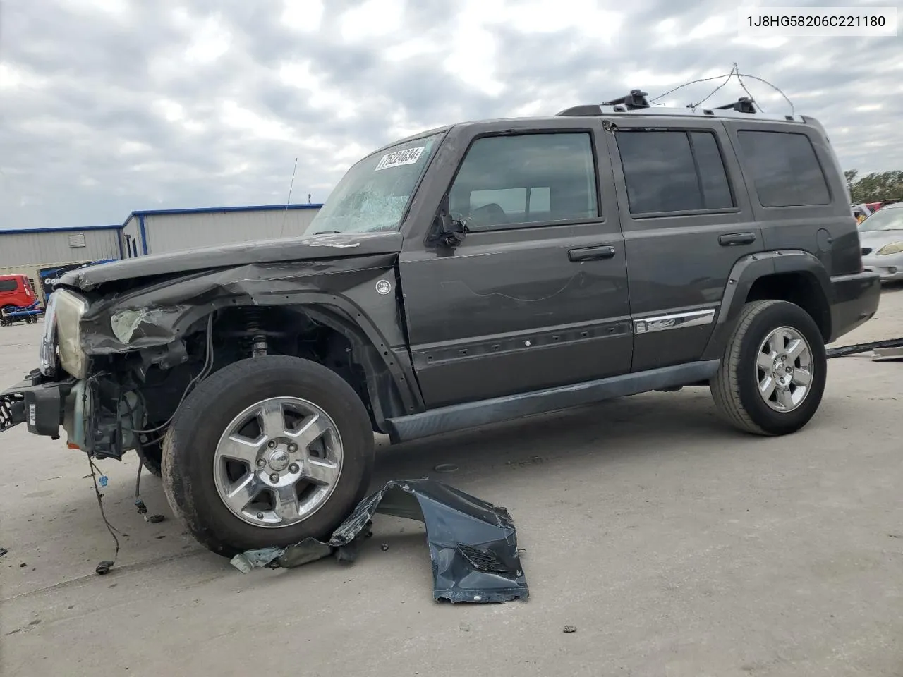 2006 Jeep Commander Limited VIN: 1J8HG58206C221180 Lot: 75224834