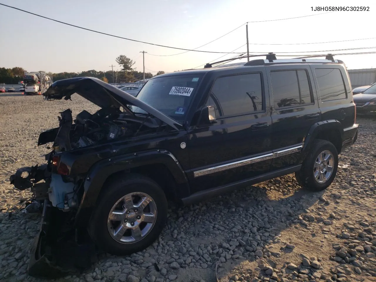 2006 Jeep Commander Limited VIN: 1J8HG58N96C302592 Lot: 75902044