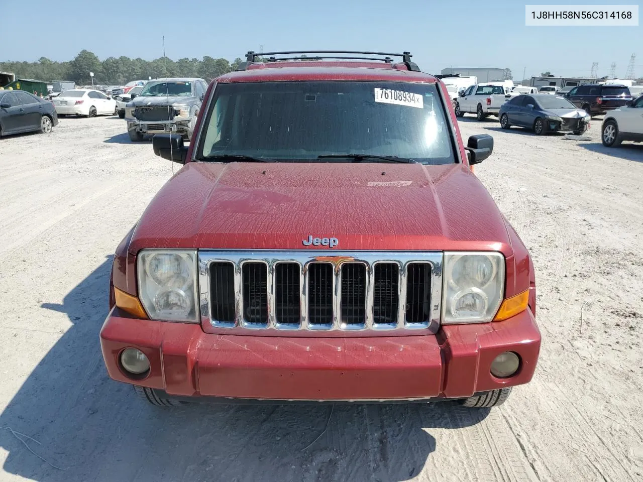 2006 Jeep Commander Limited VIN: 1J8HH58N56C314168 Lot: 76108934