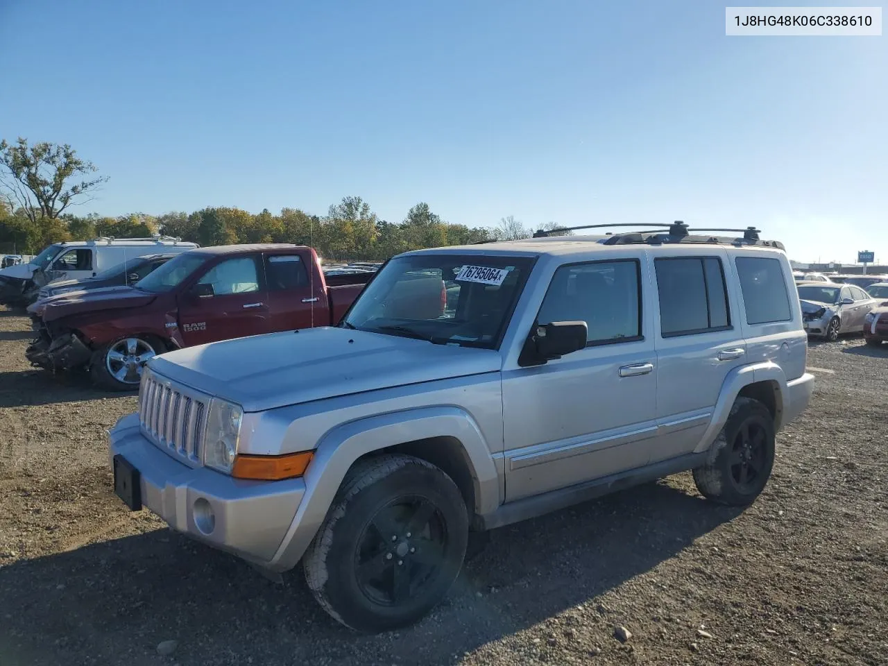 2006 Jeep Commander VIN: 1J8HG48K06C338610 Lot: 76795064