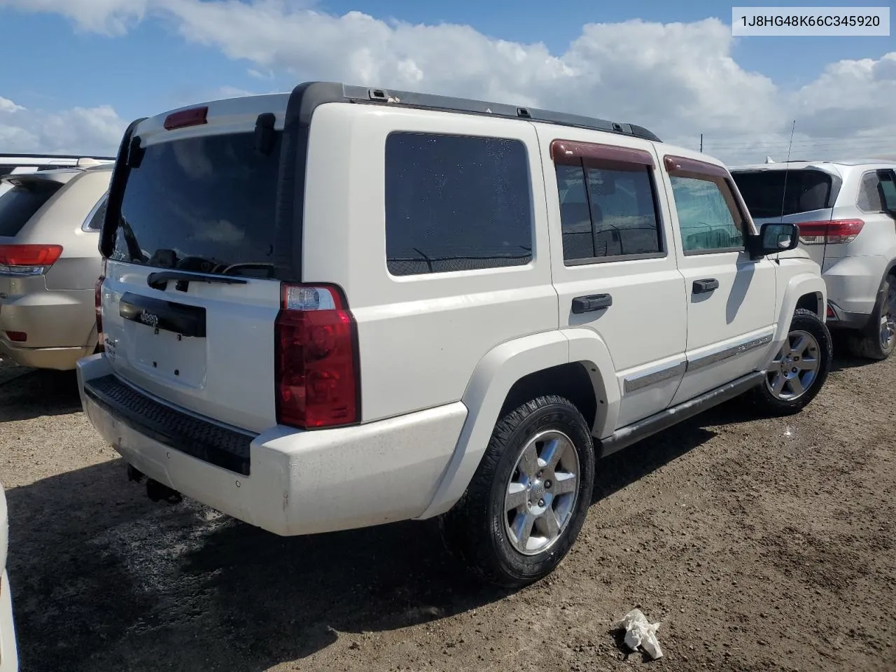 2006 Jeep Commander VIN: 1J8HG48K66C345920 Lot: 77223214