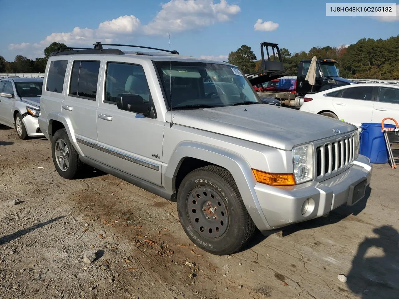 2006 Jeep Commander VIN: 1J8HG48K16C265182 Lot: 78472474