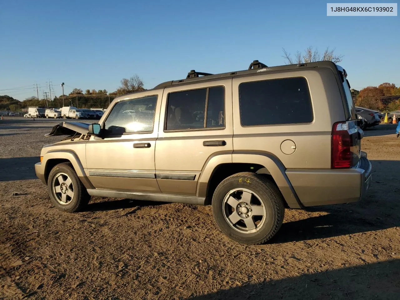 2006 Jeep Commander VIN: 1J8HG48KX6C193902 Lot: 78928904