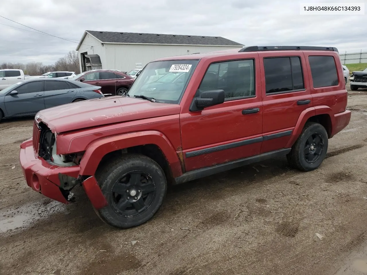 2006 Jeep Commander VIN: 1J8HG48K66C134393 Lot: 79264324