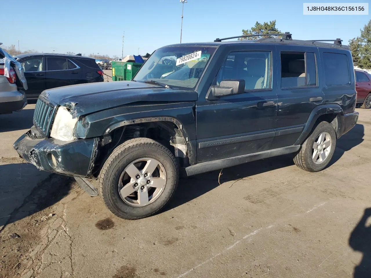 2006 Jeep Commander VIN: 1J8HG48K36C156156 Lot: 79820824