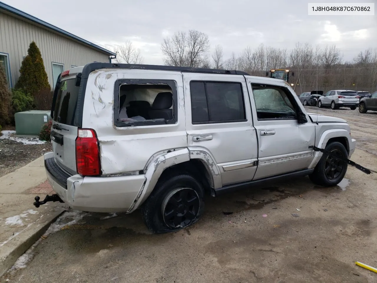 2007 Jeep Commander VIN: 1J8HG48K87C670862 Lot: 38494504