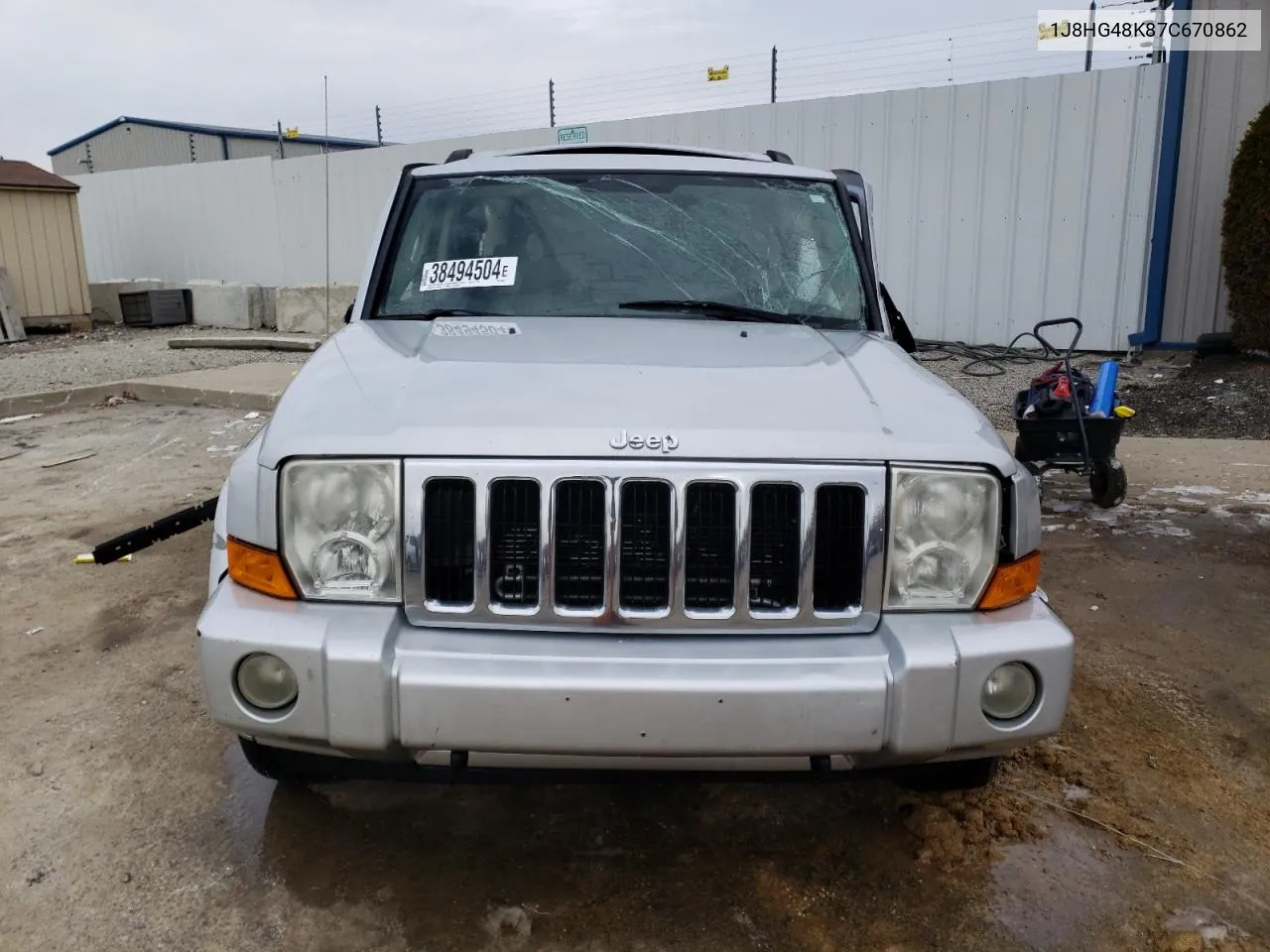 2007 Jeep Commander VIN: 1J8HG48K87C670862 Lot: 38494504