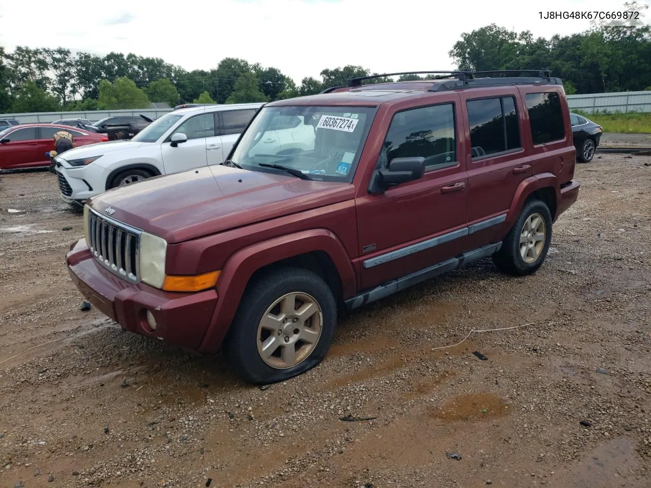 2007 Jeep Commander VIN: 1J8HG48K67C669872 Lot: 60367274