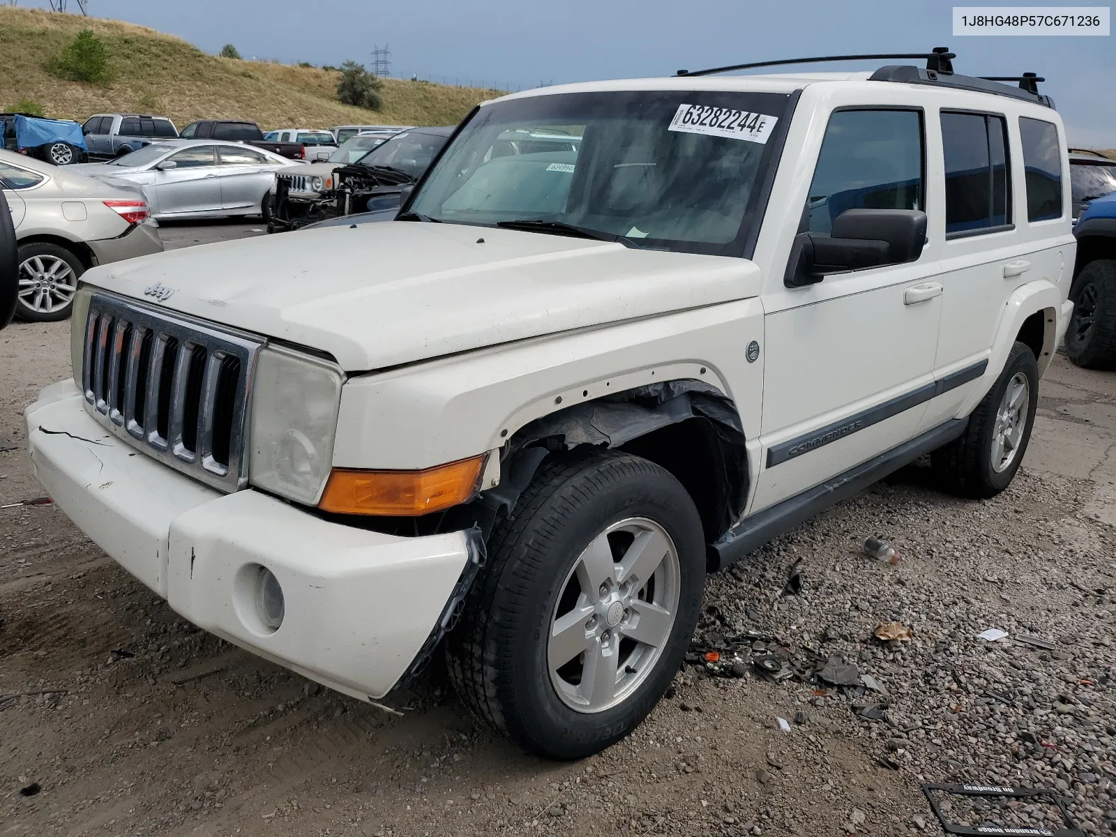 2007 Jeep Commander VIN: 1J8HG48P57C671236 Lot: 63282244