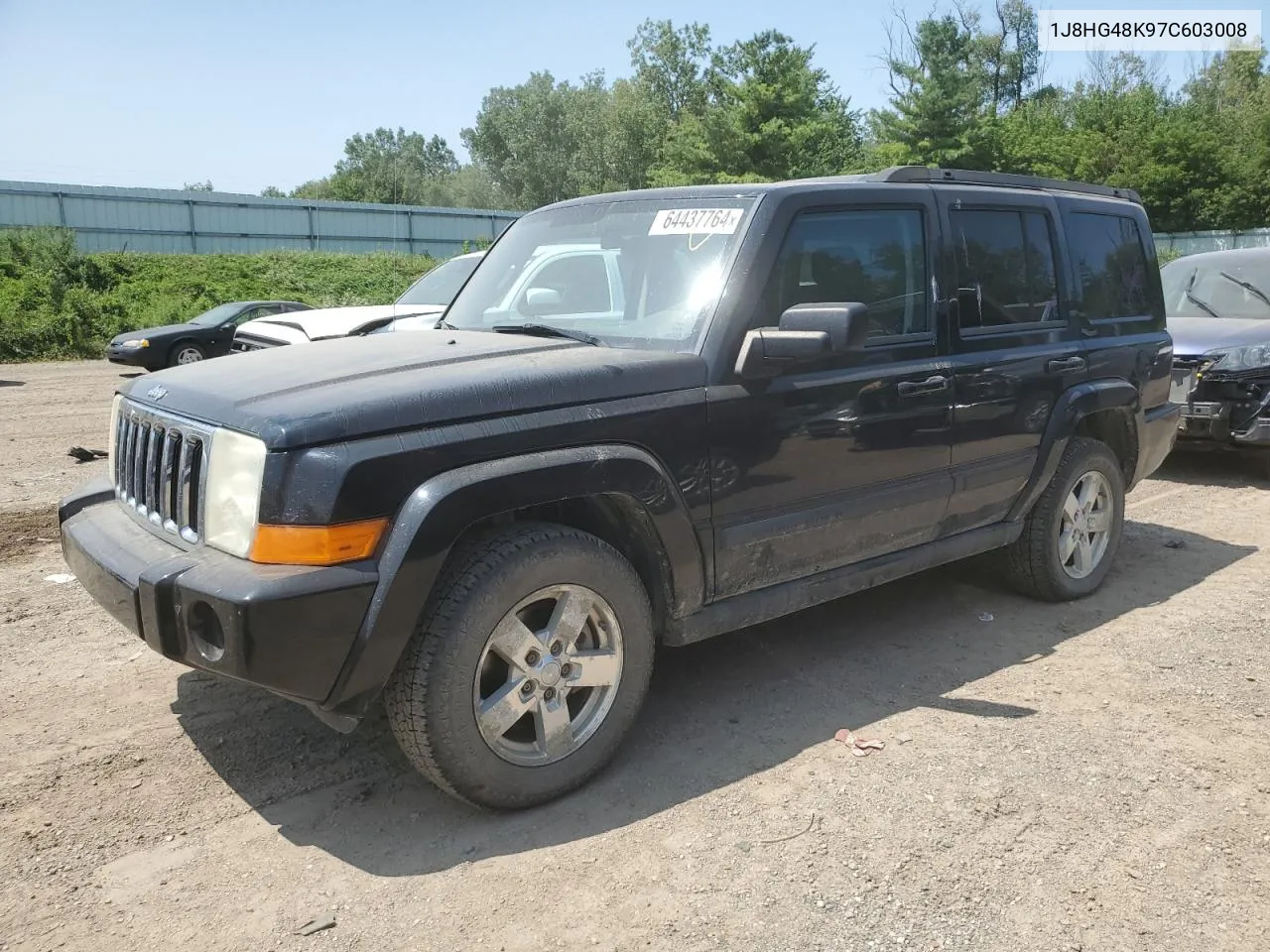 2007 Jeep Commander VIN: 1J8HG48K97C603008 Lot: 64437764