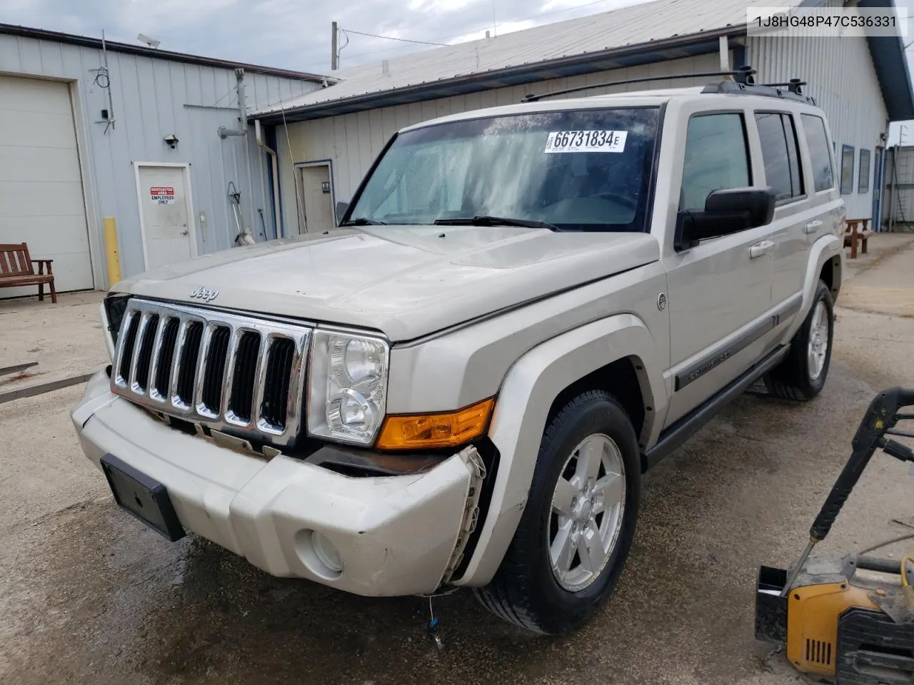 2007 Jeep Commander VIN: 1J8HG48P47C536331 Lot: 66731834