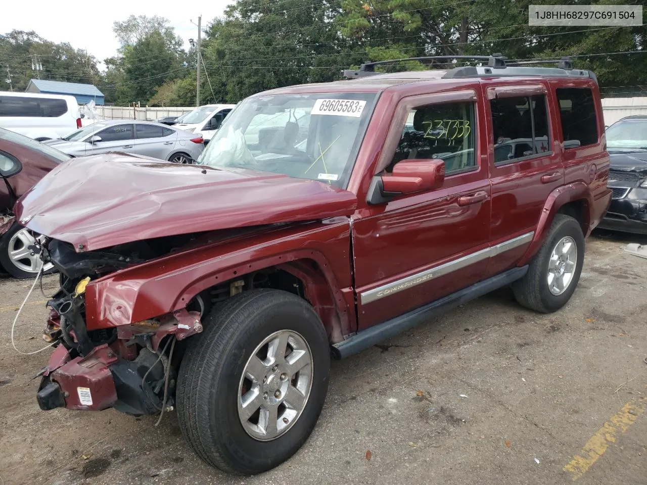 2007 Jeep Commander Overland VIN: 1J8HH68297C691504 Lot: 69605583