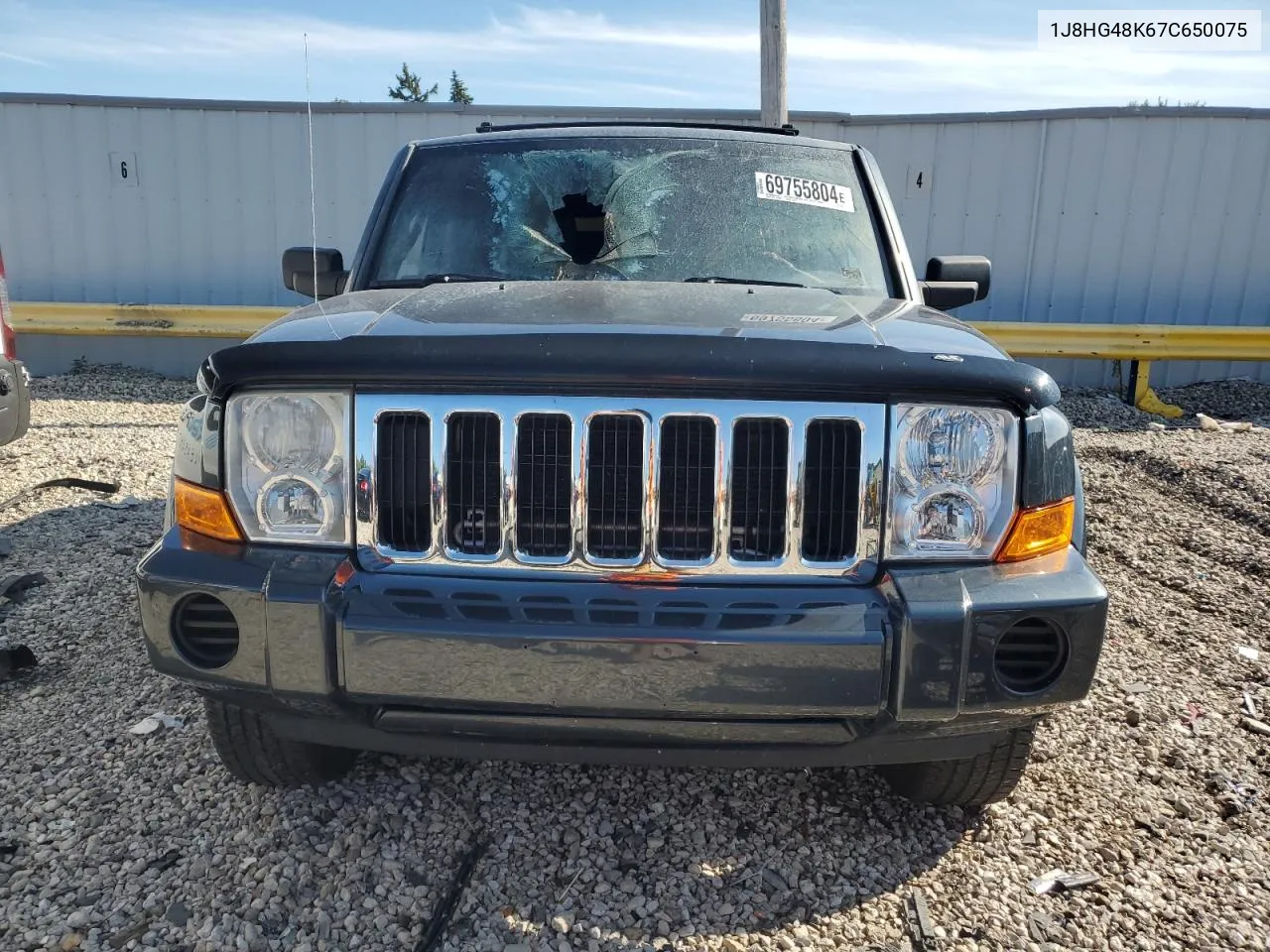 2007 Jeep Commander VIN: 1J8HG48K67C650075 Lot: 69755804