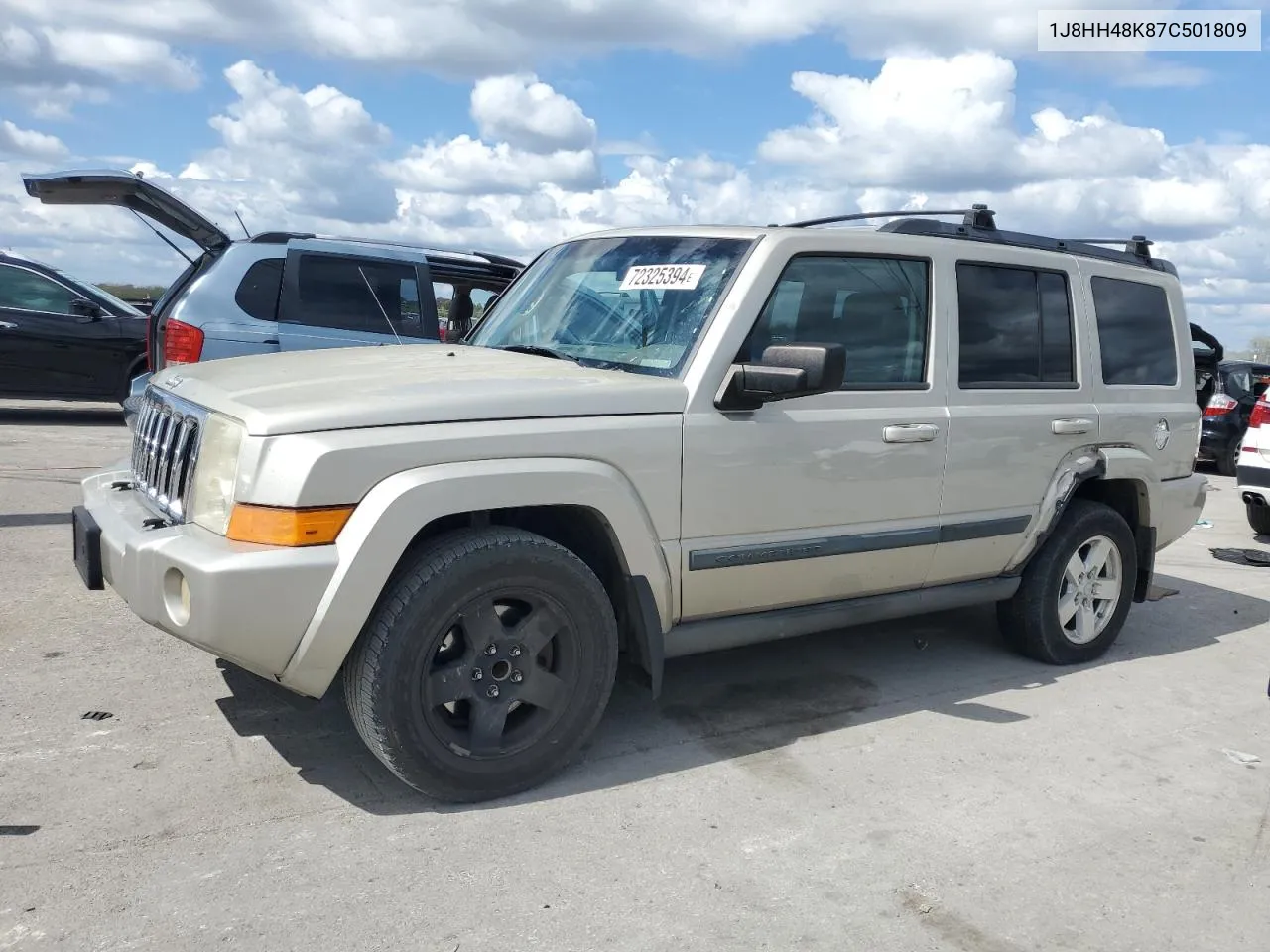 2007 Jeep Commander VIN: 1J8HH48K87C501809 Lot: 72325394