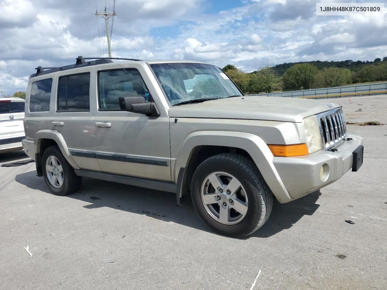 2007 Jeep Commander VIN: 1J8HH48K87C501809 Lot: 72325394