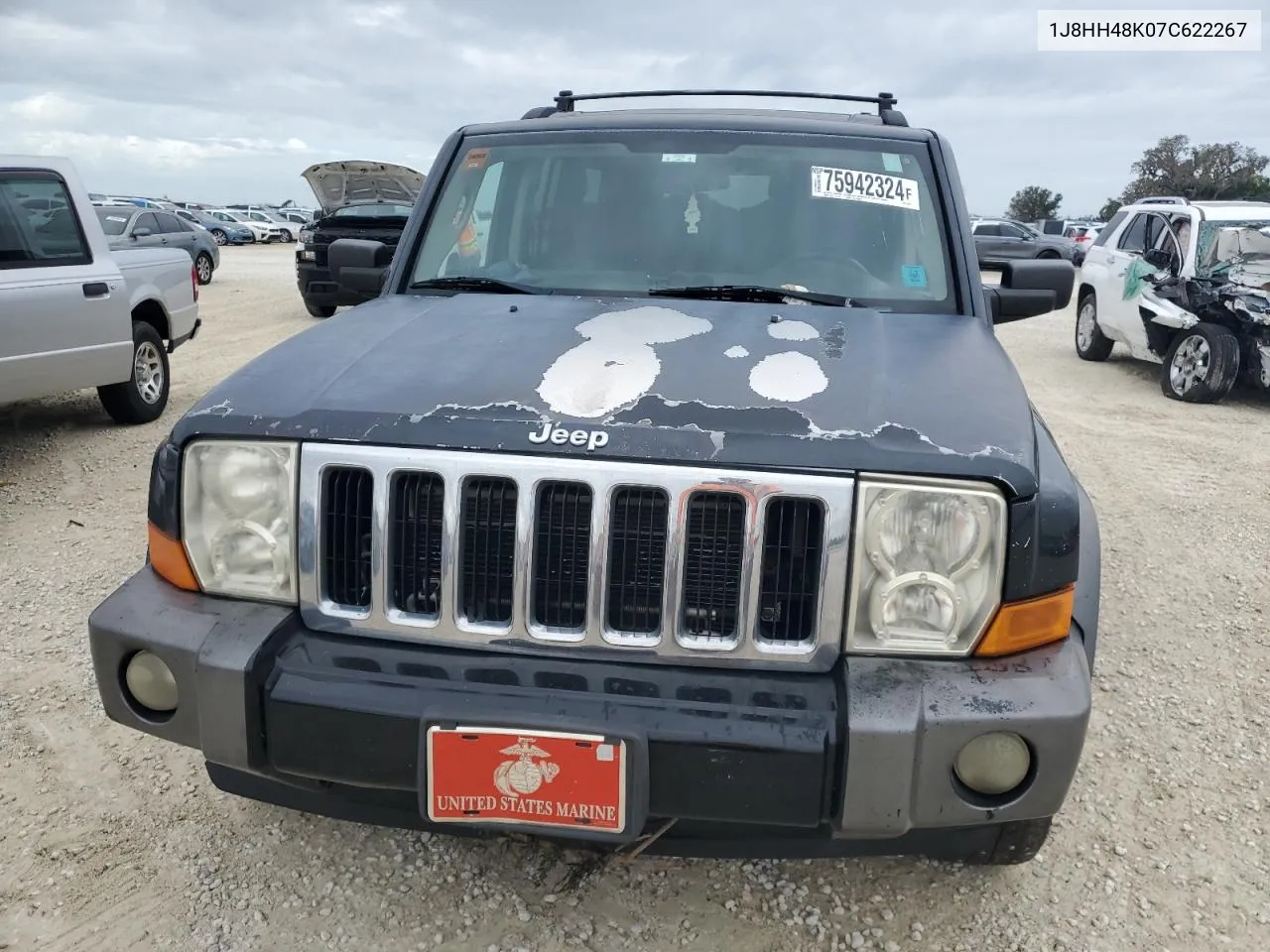 2007 Jeep Commander VIN: 1J8HH48K07C622267 Lot: 75942324