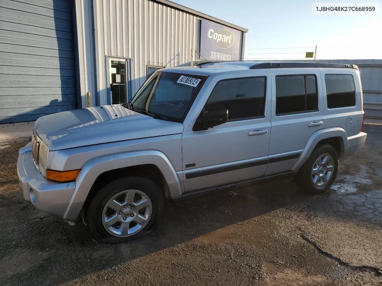 2007 Jeep Commander VIN: 1J8HG48K27C668959 Lot: 76610384