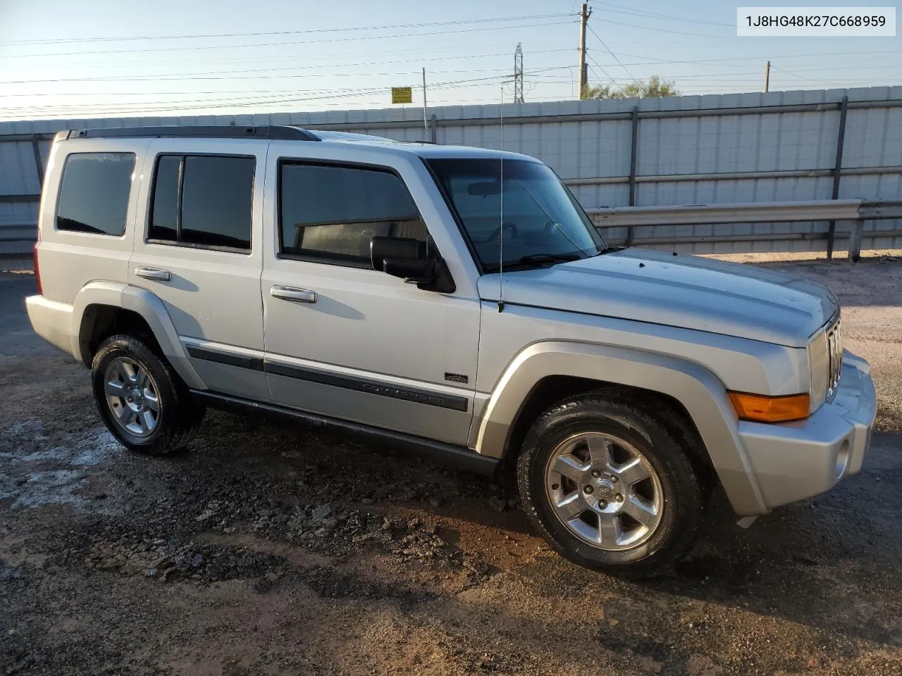 2007 Jeep Commander VIN: 1J8HG48K27C668959 Lot: 76610384