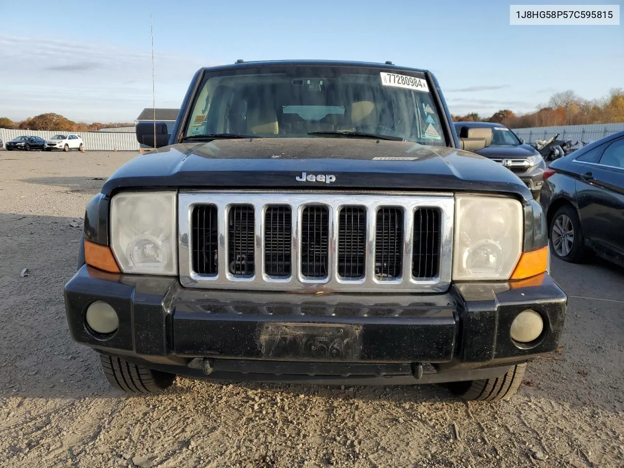 2007 Jeep Commander Limited VIN: 1J8HG58P57C595815 Lot: 77280984