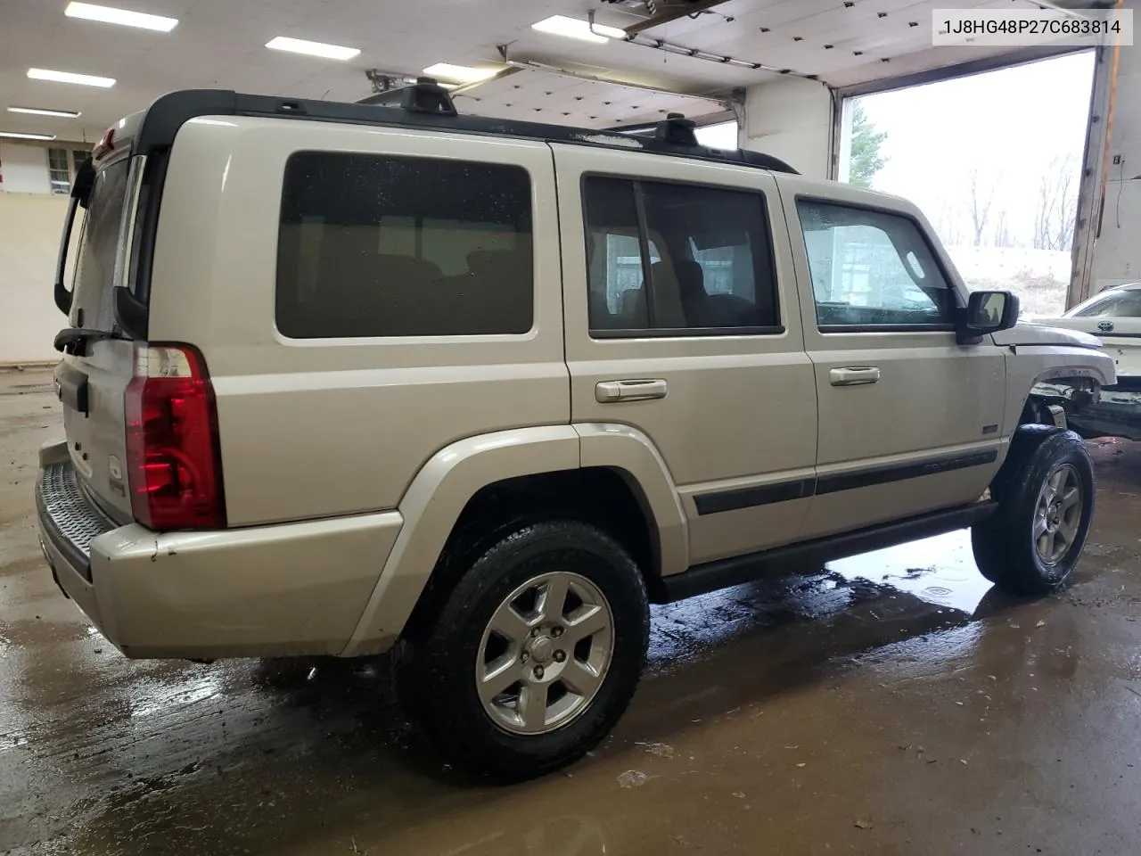 2007 Jeep Commander VIN: 1J8HG48P27C683814 Lot: 77998404