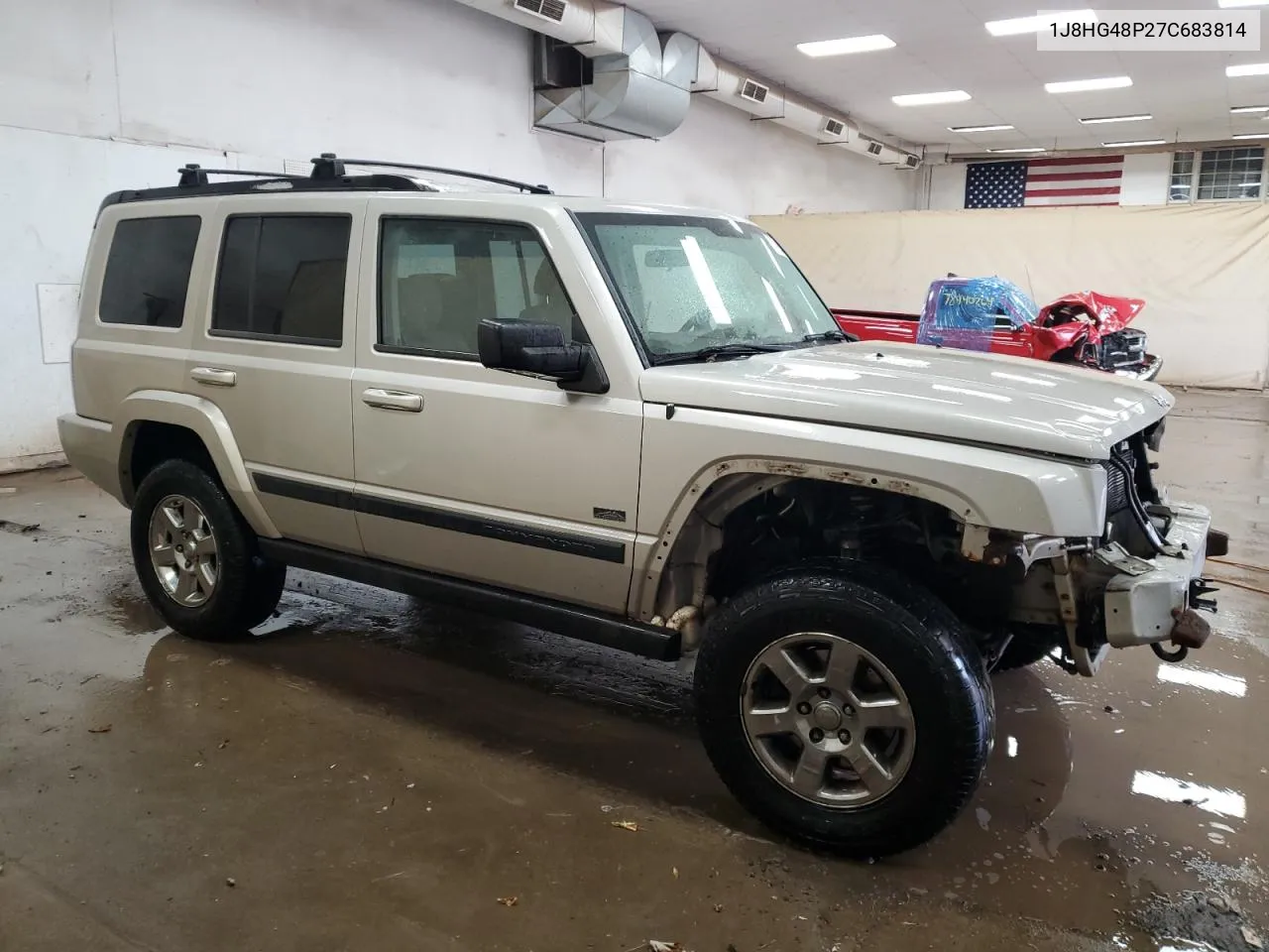 2007 Jeep Commander VIN: 1J8HG48P27C683814 Lot: 77998404