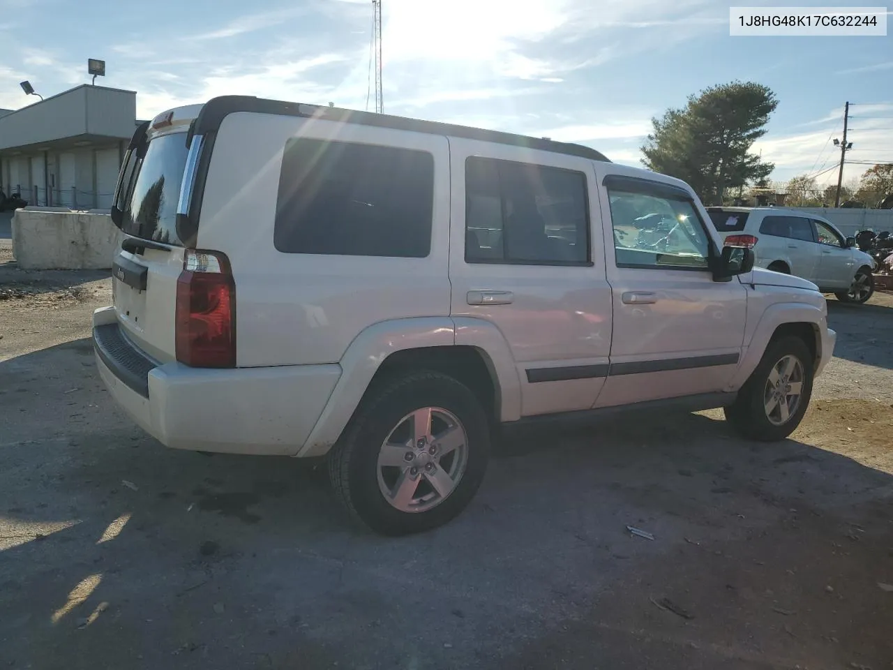 2007 Jeep Commander VIN: 1J8HG48K17C632244 Lot: 78995704