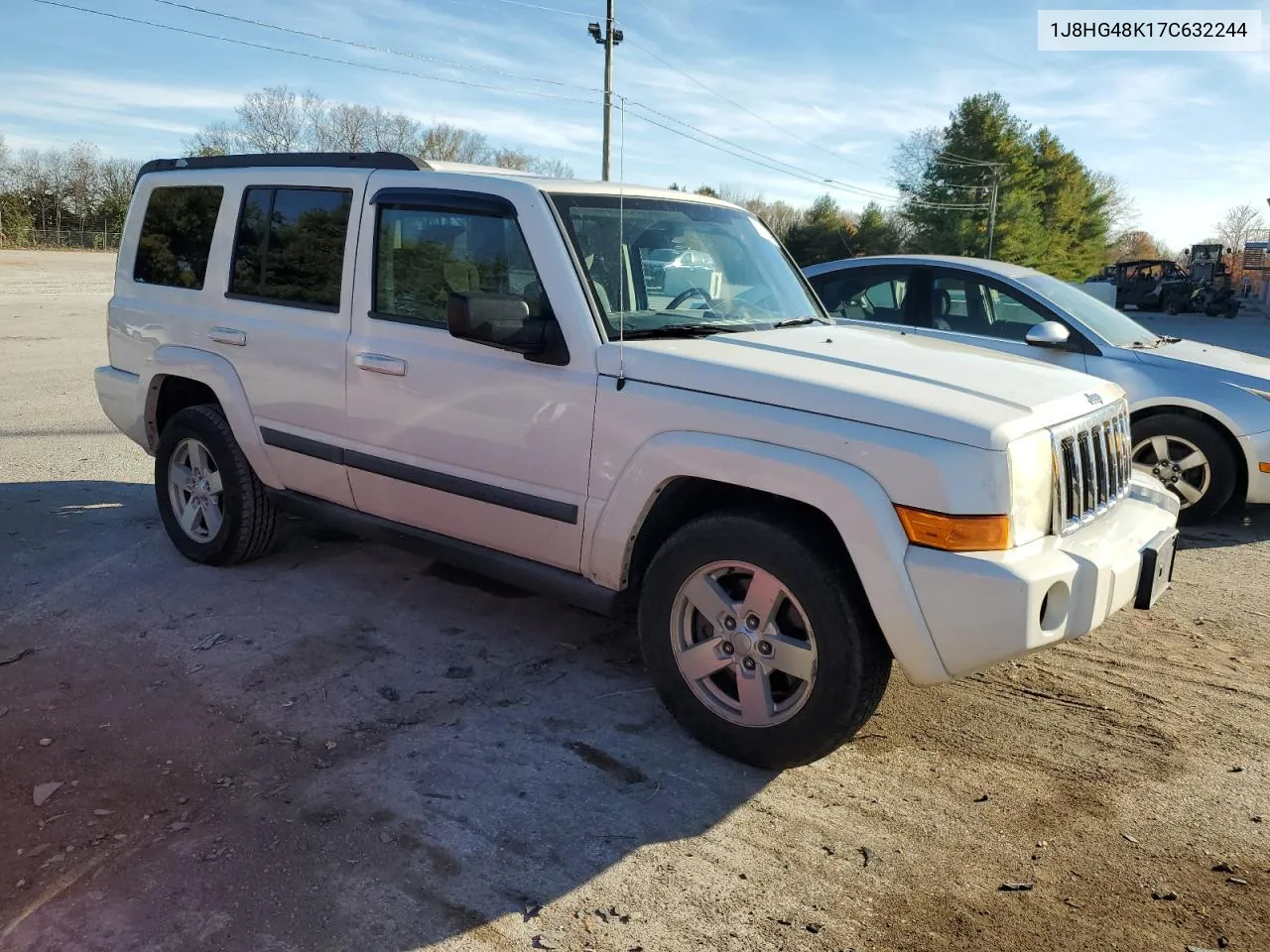 2007 Jeep Commander VIN: 1J8HG48K17C632244 Lot: 78995704