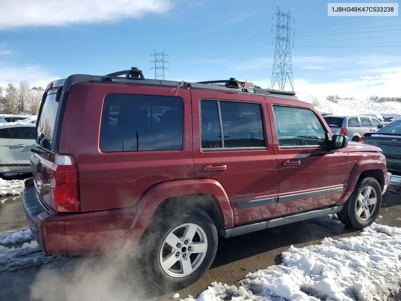 2007 Jeep Commander VIN: 1J8HG48K47C533238 Lot: 79288614