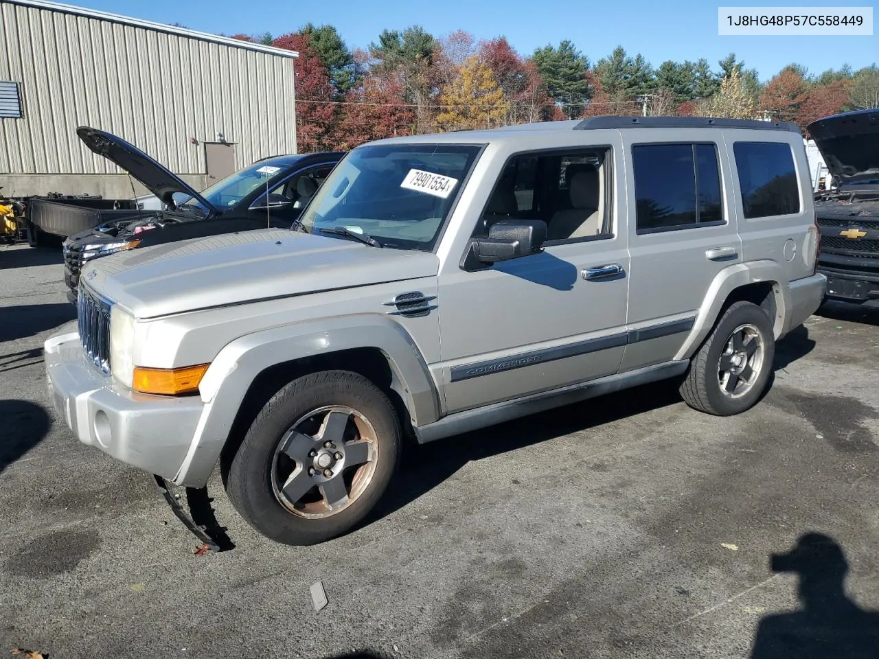 2007 Jeep Commander VIN: 1J8HG48P57C558449 Lot: 79901554