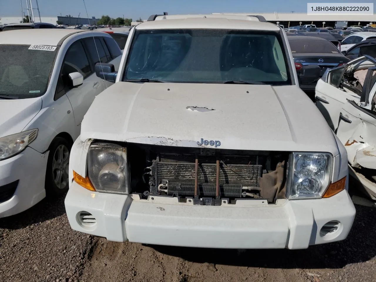 2008 Jeep Commander Sport VIN: 1J8HG48K88C222090 Lot: 60945294