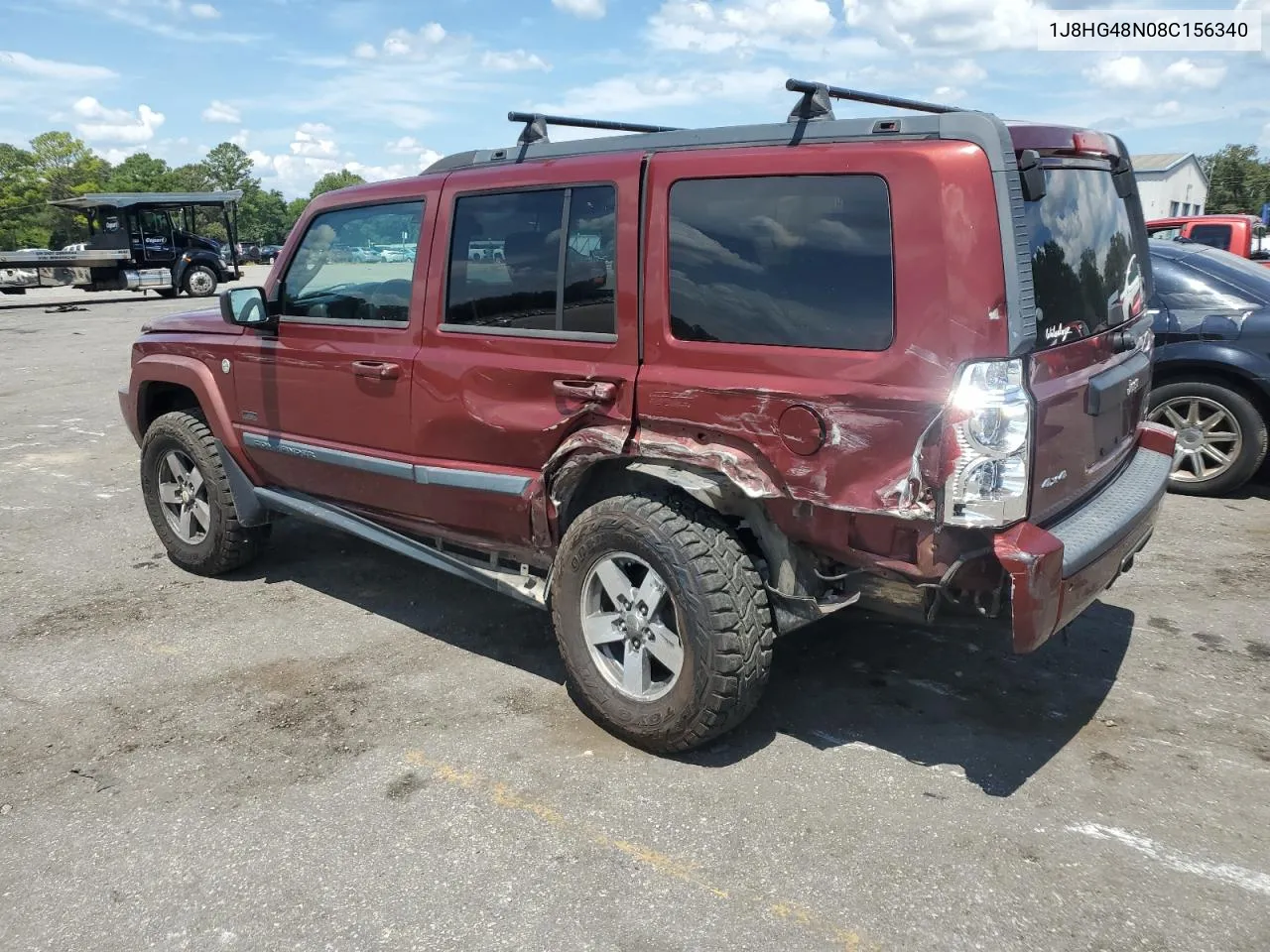 2008 Jeep Commander Sport VIN: 1J8HG48N08C156340 Lot: 69193244