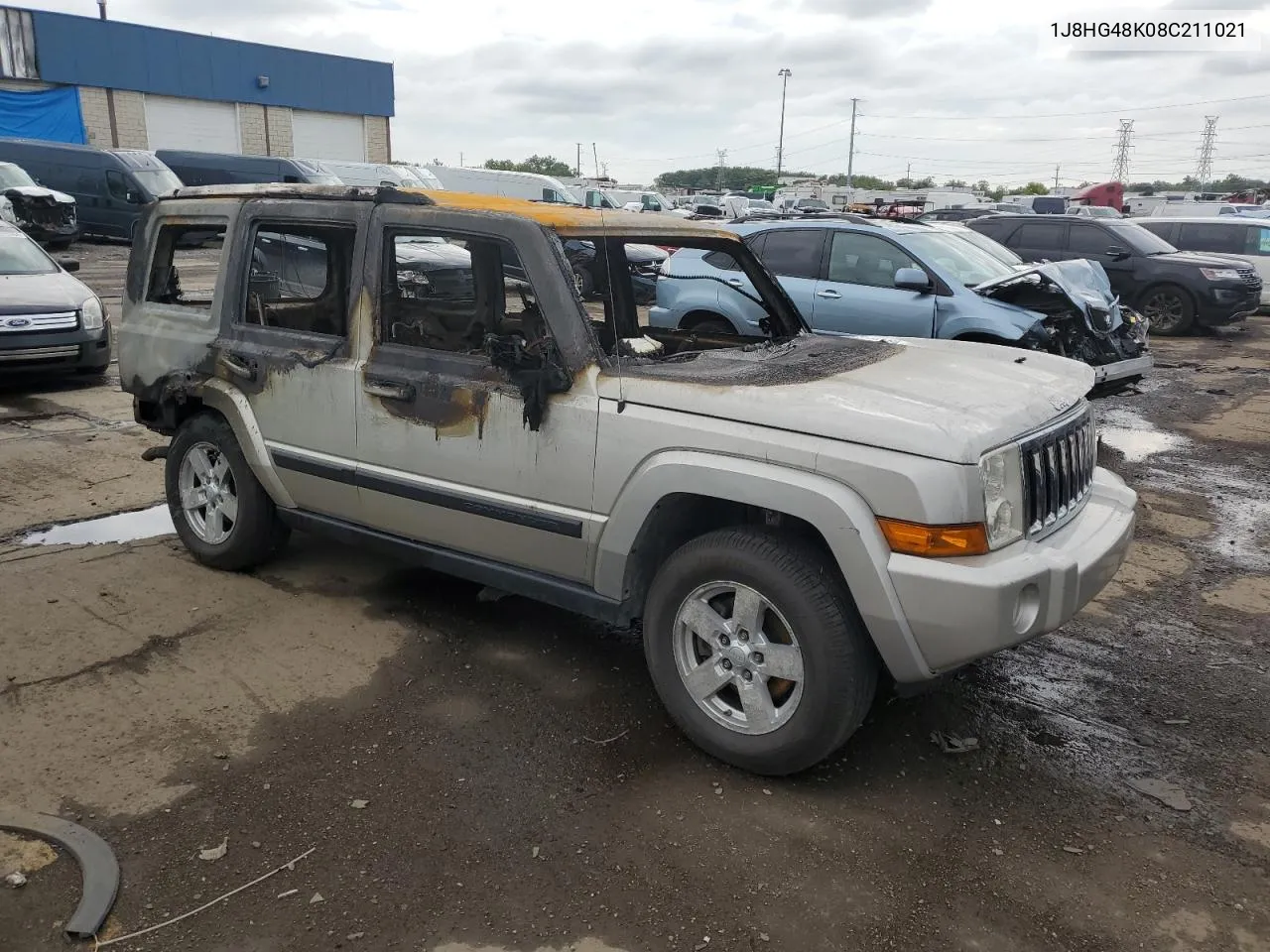 2008 Jeep Commander Sport VIN: 1J8HG48K08C211021 Lot: 69315534