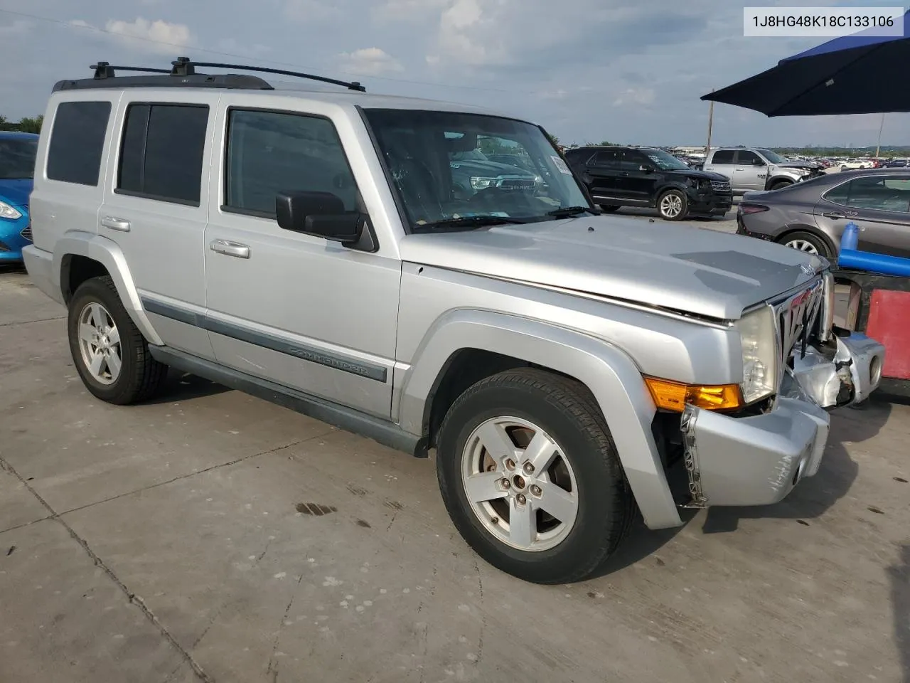 2008 Jeep Commander Sport VIN: 1J8HG48K18C133106 Lot: 69888924